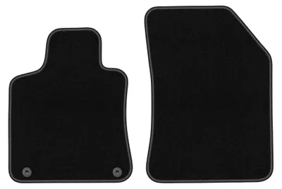 Image de Tapis avant en moquette pour Peugeot 508 II 2018- (berline/break/liftback) – 2 pièces, noirs, sur mesure – Wielganizator BASIC