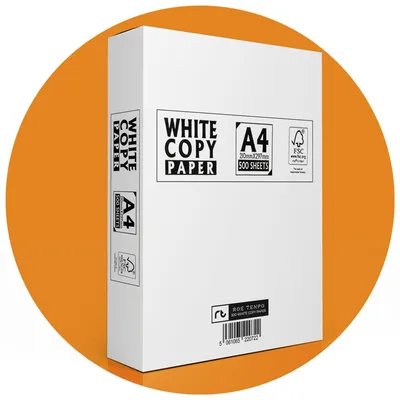 Zdjęcie produktu dla Papier do drukarki A4, biały, 80 g/m², 500 arkuszy | Papier do kopiarki premium, przeznaczony do drukarek atramentowych