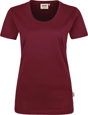 Produktbild von HAKRO Damen T-Shirt Classic 127, weinrot, M