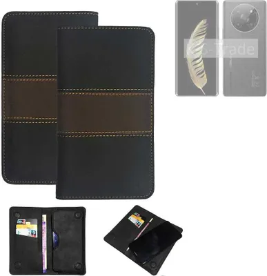 Produktbild von K-S-Trade Hülle Handyhülle kompatibel mit General Mobile GM Phoenix 5G Schutzhülle Walletcase Bookstyle Tasche Schutz Case Handytasche Wallet Cover