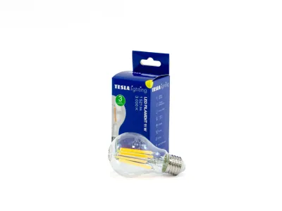 Obrázek produktu pro Tesla - LED žárovka FILAMENT RETRO, E27, 11W, 230V, 1521lm, 25 000h, 3000K teplá bílá, 360st,čirá