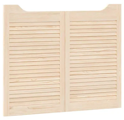 Produktbild von vidaXL Schwingtüren 2 pcs Natur Massives Kiefernholz