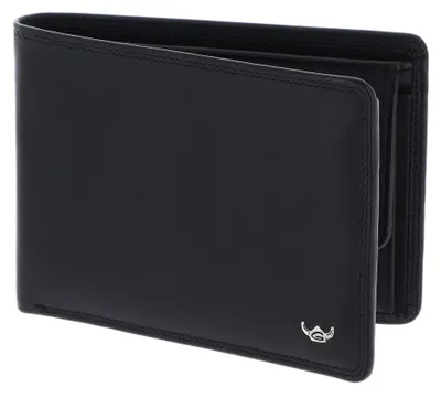 Imagen del producto de Golden Head Cuero monedero Polo RFID Protect Scheintasche 1453 Schwarz negro