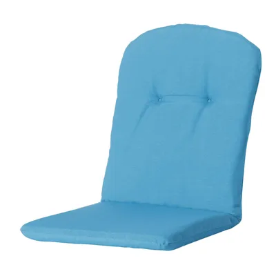 Produktbild von Madison Tuinstoelkussen Kuip hoch 45x96 cm in Aqua, wasserabweisend, aus Baumwolle/Polyester, bequem und pflegeleicht