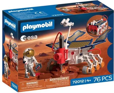 Productafbeelding van PLAYMOBIL ESA Mars Rover, verkenningsvoertuig, 76 onderdelen, vanaf 4 jaar, ruimtespeelgoed