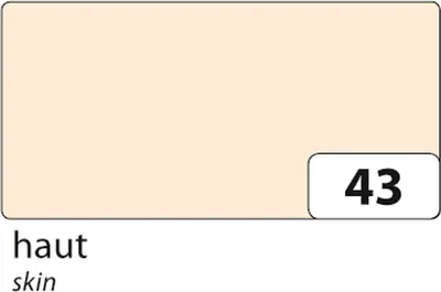 Produktbild von folia 67/25 43 Tonpapier 130g/m², 50x70cm, hautfarbe (25 Bogen)