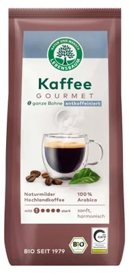 Produktbild von Gourmet-Kaffee - entkoffeiniert ganze Bohne 250g