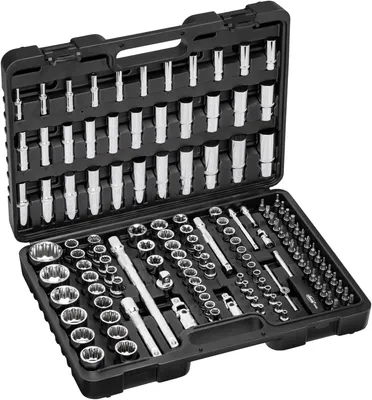 Obrázek produktu pro VIGOR Steckschlüssel-Bit-Einsatz-Set 1/2" 1/4" 3/8" 133teilig V5461