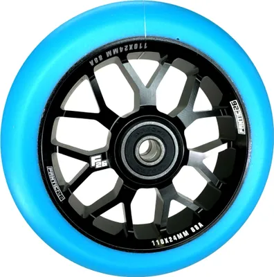 Produktbild von Fantic26 Spy7 Stunt-Scooter Rolle 110mm Abec11 Schwarz/PuTürkis