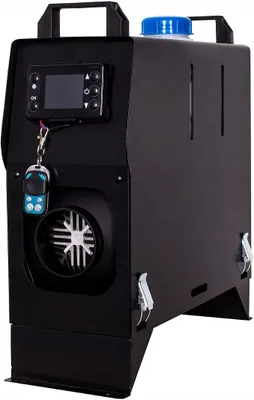 Imagen del producto de Calentador estacionario portátil con tanque de 5 litros, calentador diésel de 12V y 8KW, calefacción de aire con pantalla LCD y control remoto, calentador diésel eficiente para autocaravanas, automóviles, vehículos, camiones, coches, barcos y camping.