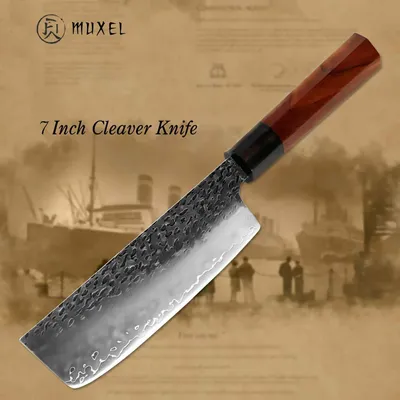 Produktbild von Nakirimesser mit Octagonal Griff das Kochmesser, Fleischbeil und Gemüsemesser ein Universalmesser für den Profi und Hobbykoch