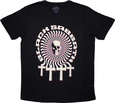 Produktbild von Black Sabbath - "Hypnotic Skull" T-Shirt für Herren/Damen Uni RO12027 (L) (Schwarz)