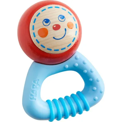 Produktbild von HABA Klangzwerg Leo, Baby Rassel, Musikrassel, Schüttelrassel, Musikinstrument, Spielzeug, 303952