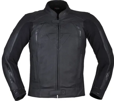 Produktbild von Modeka Minos Motorrad Lederjacke, schwarz, 50