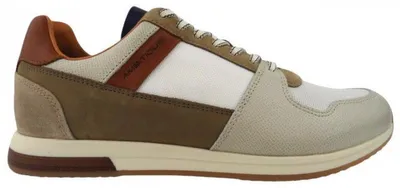 Produktbild von Ambitious grey offwhite camel sportlicher Schnürer Beige in Gr. 44