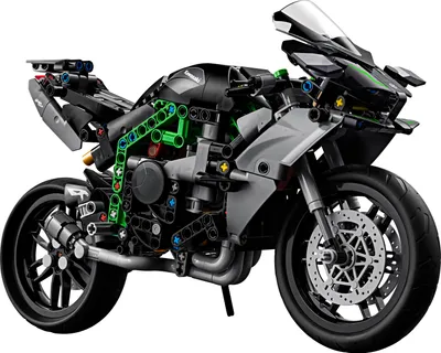 Produktbild von LEGO Technic Kawasaki Ninja H2R Motorrad, Geschenk für Kinder & Erwachsene zum Geburtstag, Dekoration, Spielzeug, Modell für Jungen und Mädchen ab 10 Jahren 42170