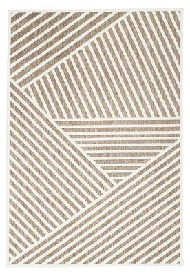 Produktbild von Teppich Modern - Nori Lines Weiß Taupe