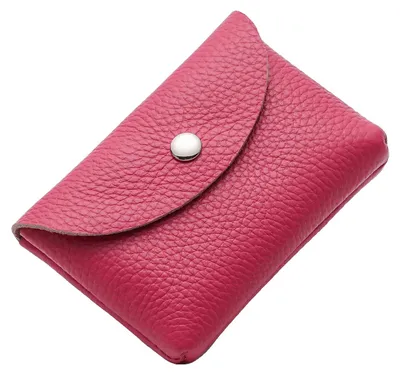 Produktbild von Münzgeldbörse, Echtes Leder, Kompaktes Design, Klein rot