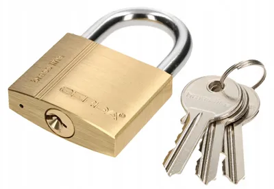 Obrázek produktu pro Brass Line Kmz S5010a 50mm Brass Shackle Visací zámek