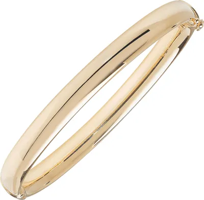 Produktbild von Edler 9 Karat (375) Gold Damen - Klappbar Armreif - 7mm, 6 Gramm; TRS3646