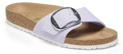 Produktbild von Birkenstock Damen Pantolette, rosa/pink(vegancanvaspurplefog (11637)), Gr. 39