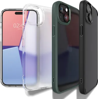 Immagine prodotto di Custodia Spigen Ultra Hybrid per iPhone 15 Plus - Nero