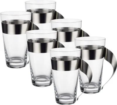 Produktbild von Villeroy & Boch New Wave Caffe Latte Macchiato Glas 0,5 l Set6