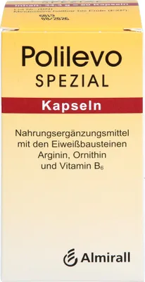 Obrázek produktu pro Polilevo speciální kapsle s argininem, ornitinem a vitaminem B6, 60 kapslí