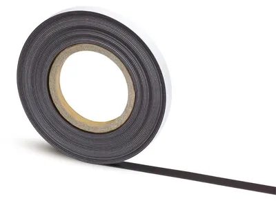 Produktbild von MAUL Magnetband PET 1 Stück 40 g/cm ² magnetisch selbstklebend beschriftbar 10 m x 4.5 cm x 1 mm braun