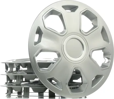 Produktbild von 4x 14" Zoll Radkappen Silber Radzierblenden Radblenden OPAL 14 LEOPLAST