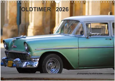 Produktbild von OLDTIMER 2026 (Wandkalender 2026 DIN A3 quer), CALVENDO Monatskalender