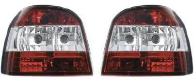 Für VW Golf 3 III 1991-1998 Rückleuchten Heckleuchten SET in Rot / Weiß in der Farbe Rot von Goingfast
