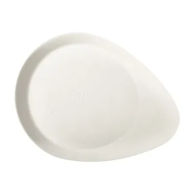 Produktbild von 50 Papstar Teller, Zuckerrohr pure 25 cm x 19 cm x 2 cm weiss Sucadrops 82624
