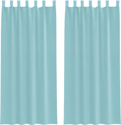 Obrázok produktu pre vidaXL Voálové závesy s pútkami 2 ks. Tyrkysová 140x225 cm
