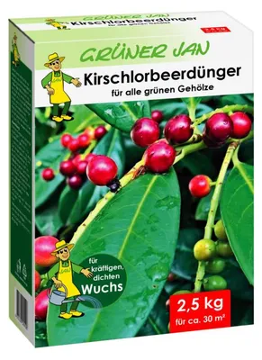 Produktbild von Kirschlorbeerdünger 2,5kg Spezialdünger Kirschlorbeer Nährstoffe immergrün