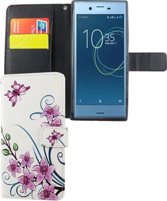 Produktbild von Handyhülle Tasche für Handy Sony Xperia XZs Lotusblume