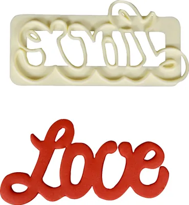 Produktbild von FMM Ausstecher Love Schriftzug