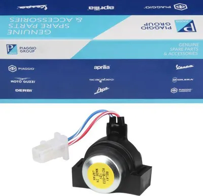 Obrázek produktu pro Startovací relé Starterrelais 12V 150A Piaggio 639376 pro Aprilia Atlantic ETV Leonardo Pegaso RST RSV SL SMV Scarabeo /
