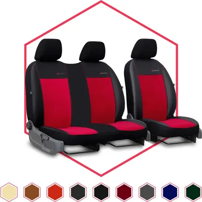 Produktbild von Sitzbezüge Auto Universal Schonbezug Autositzbezüge für Ford Transit IV Rot BUS