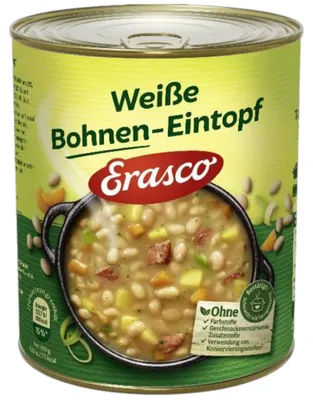 Produktbild von Erasco Weiße Bohnen-Eintopf 800g 3 er Pack