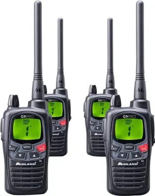 Produktbild von Midland G9 Pro 4er Kofferset, PMR446