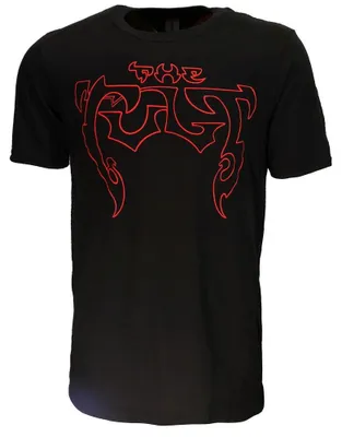 Produktbild von Das Cult Outline Logo T-Shirt   Offizielles Band-Merchandise  - XL