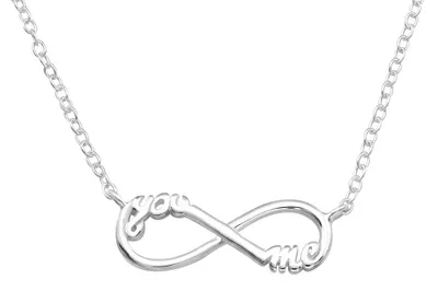 Produktbild von Infinity Kette Silber 925 Unendlichkeit Halskette