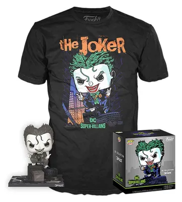 Immagine prodotto di Funko Pop! DC Comics Jim Lee - Winylowa figurka Joker Set & Tee Premium