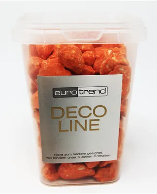Obrázek produktu pro Dekorační kameny Dekorační granule Rozptylová dekorace Dekorační písek Barevné granule Oranžová 500g