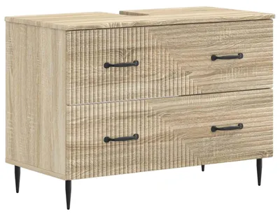 Obrázek produktu pro vidaXL Skříňka pod umyvadlo HAARLEM, barva Sonoma, rozměry 82 x 41 x 58,5 cm