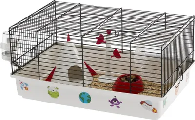 Produktbild von Ferplast Hamsterkäfig Criceti 9 Space 46 x 29,5 x 23 cm 57009060