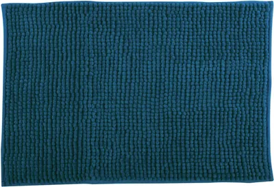 Produktbild von MSV Badteppich/Badematte fur den Boden - dunkelblau - 60 x 90 cm