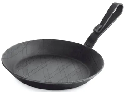 Produktbild von Eisenpfanne gebogener Griff Ø24cm