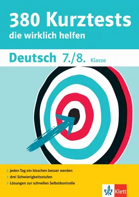 Immagine prodotto di 380 Kurztests Deutsch 7./8. Klasse